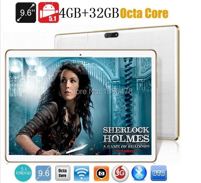 9 6 inch tablet pc Octa core bluetooth wifi GPS 1280 800 5 0MP 4GB 32GB