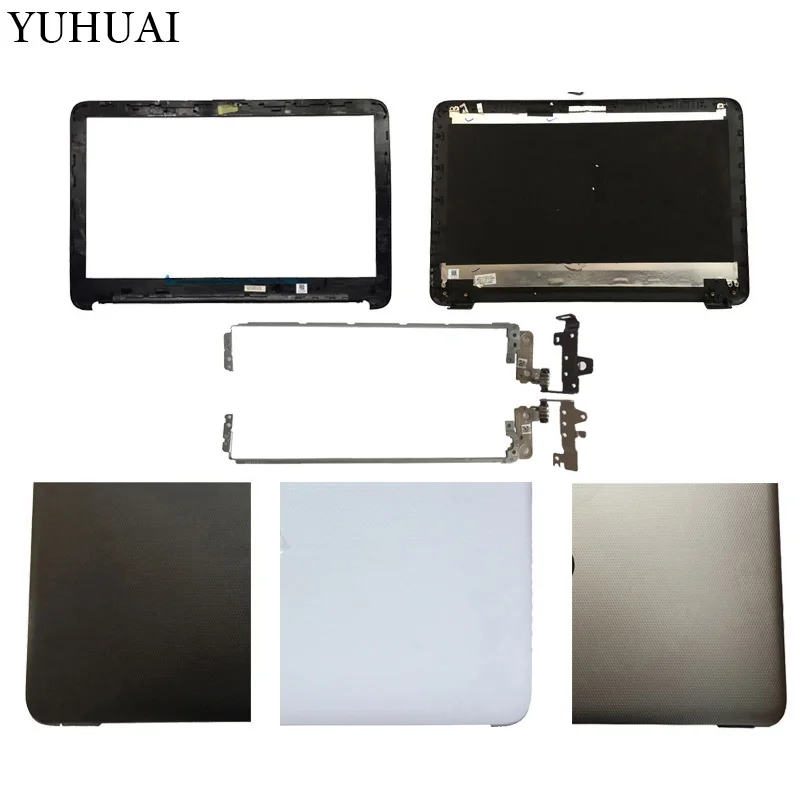 

New laptop cover For HP 15-AC 15-AF 250 255 256 G4 15-AC121DX LCD Back Cover/LCD front bezel/Hinges 813925-001