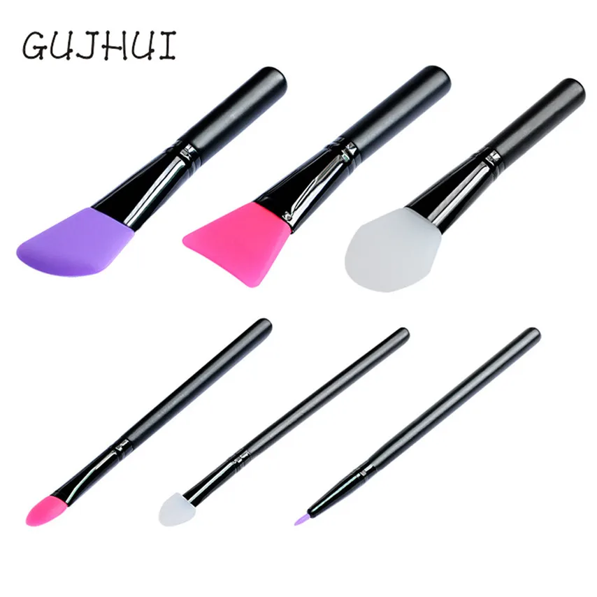 

Brushes Wooden Handle Facial Face Mud Mask Mixing Brush Cosmetic Makeup Brush Kit  A15