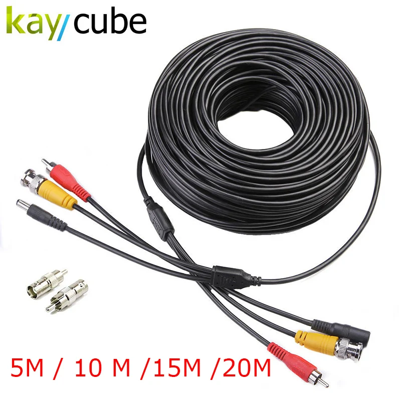 5M / 10M / 15M / 20M Security CCTV Cable BNC RCA CCTV Camera Video Audio AV Power Cable For Surveillance Camera DVR System 5M / 10M / 15M / 20M Security CCTV Cable BNC RCA CCTV Camera Video Audio AV Power Cable For Surveillance Camera DVR System