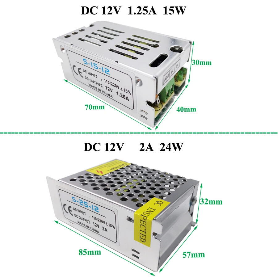 Трансформаторы систем освещения AC 110 V-220 V DC/DC 12 V 2A 3A 5A 10A 15A 30A 33A сплиттер адаптер Светодиодный драйвер питания) Светодиодная лента с usb-питанием