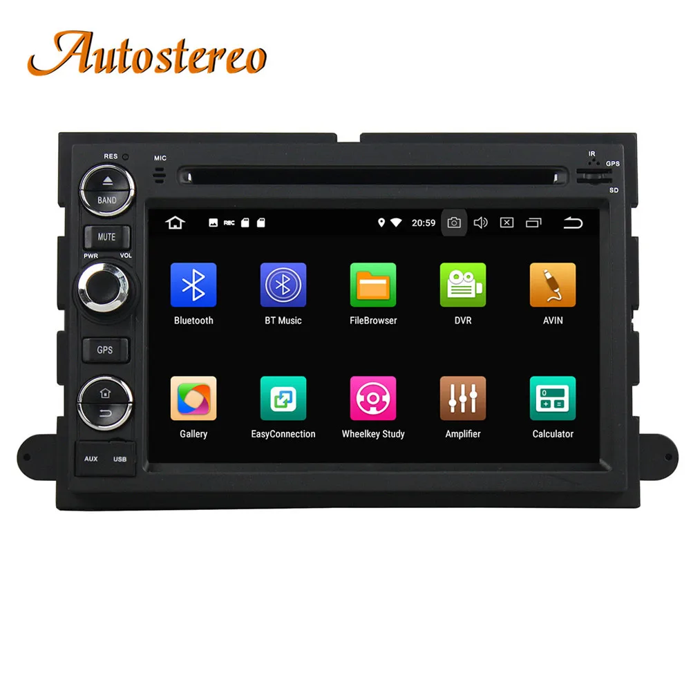 Clearance Android 9 DPS Car GPS navigation For Ford Fusion/Explorer/F150/ Edge/Expedition multimedia headunit radio tape recorder auto IPS 1