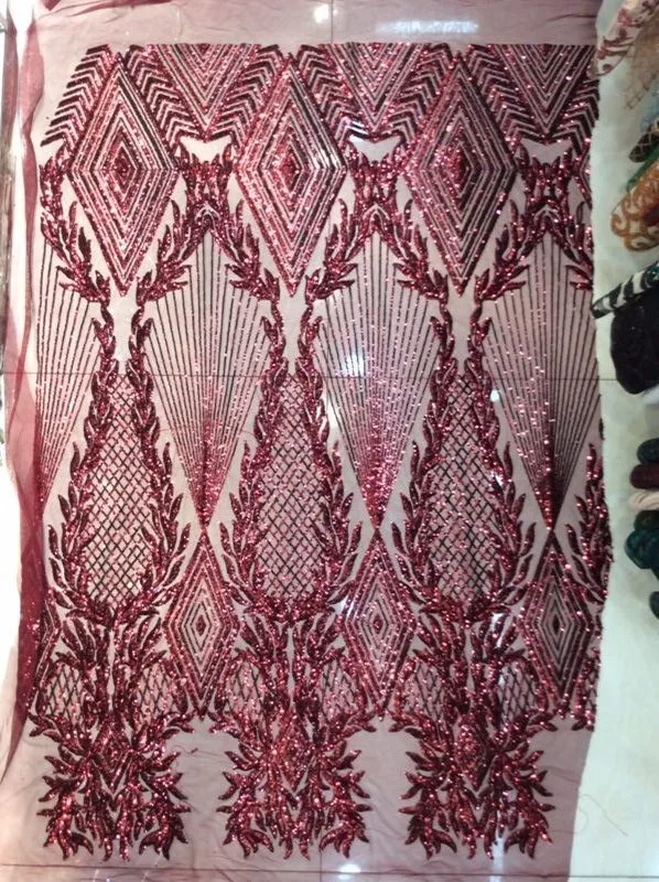 

special sequins Embroidery african lace fabric French Net Lace Fabric SYJ-81711 with sequins