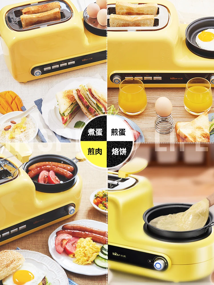 Toaster household multi-function breakfast machine toaster toaster oven fully automatic toaster driver sandwich maker