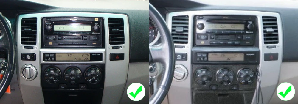 2 Din Car Multimedia Player Android 9 Auto Radio For Toyota 4Runner SW4 2002~2009 DVD GPS 8 Cores 4GB+32GB Bluetooth WiFi 10