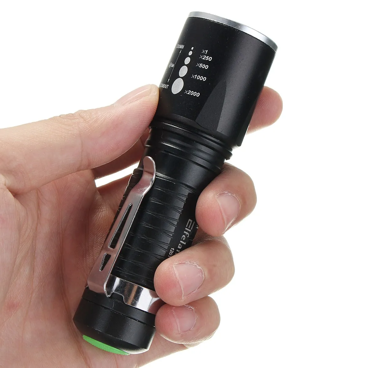 

Lightweight Waterproof 5 Modes T6 Led Flashlight Telescopic Zoom Torch By 18650 Battery For Outdoor Activity Super Bright