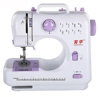 

Portable Multi-function Electric Sewing Machine Replaceable Presser Foot Use Power adapter LED lighting