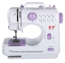 Portable Multi-function Electric Sewing Machine Replaceable Presser Foot Use Power adapter LED lighting