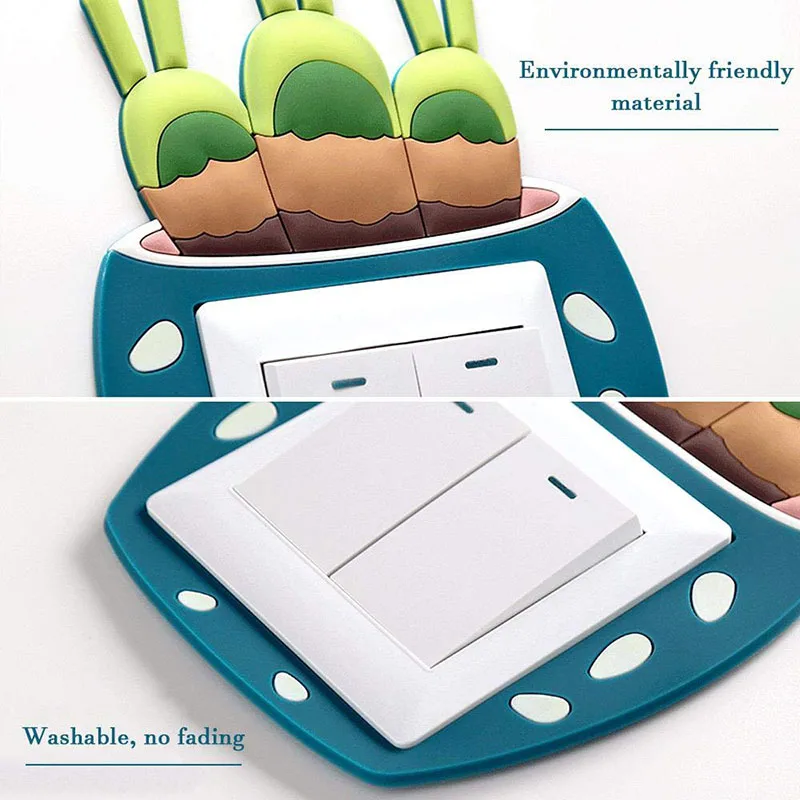 2 muur stickers Cactus