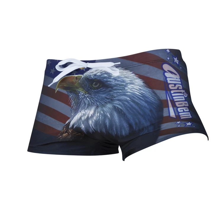 Novelty Print Sexy Mens Swim Boxers Men Swimsuit Austinbem Swimwear