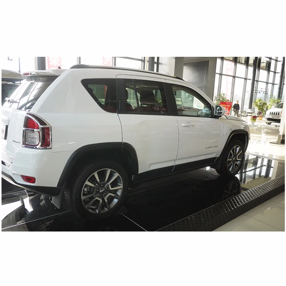 Wotefusi 10 шт. колеса арок молдинг протектор крышки для Jeep Compass 2011- 2011 2012 2013 [QPA351]