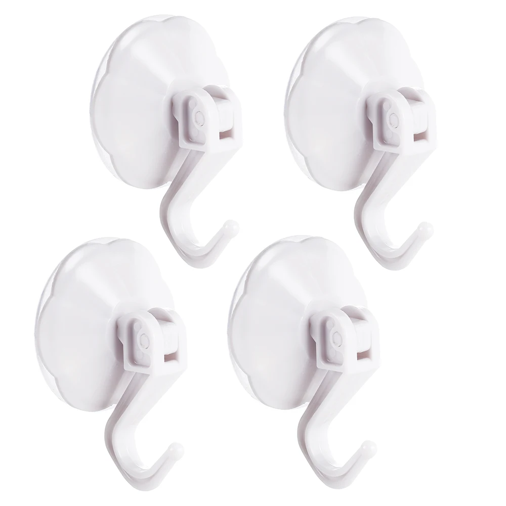 4PCS Bathroom Wall Suction Sticky Hook Robe hook For Bedroom Wall