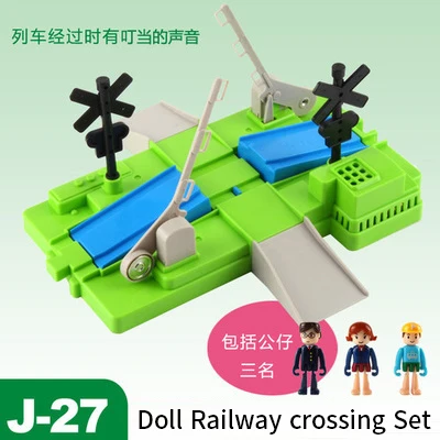 Takara Tomy Plarail Trackmaster пластиковые железнодорожные пути части Аксессуары мост/туннель/станция пересечение - Цвет: J27