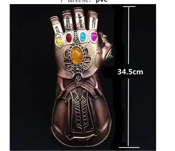 

Pvc material cost-effective toy hand-made toy 3 tyrant gloves thanos infinite war gloves