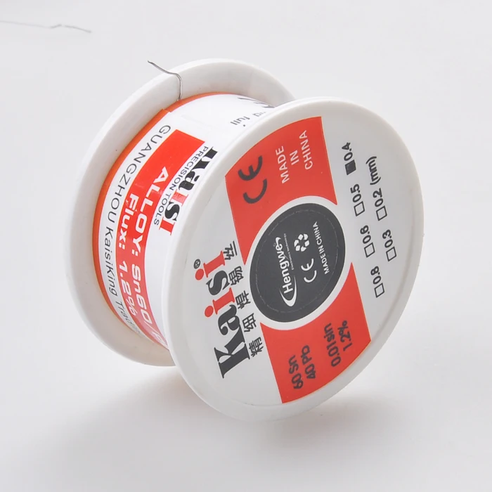 0.3/0.4/0.5/0.6mm Solder Wire Flux 1.2% Fine Soldering Wire Tin Solder Sn60 / Pb40 for Precise Welding Works soldering wire,soldering tin wire,welding wires