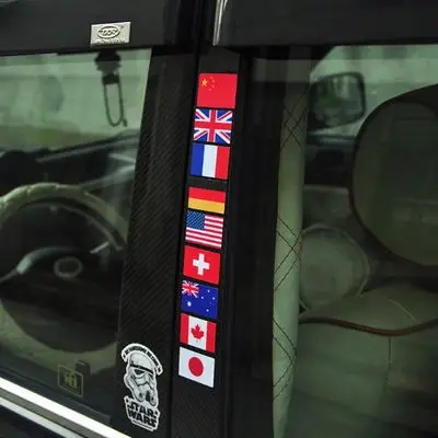 Флаг США Хо автомобиль авто мотоцикл логотип наклейка набор наклеек царапина крышка Ipad Ноутбук Удобный Автомобиль Стайлинг