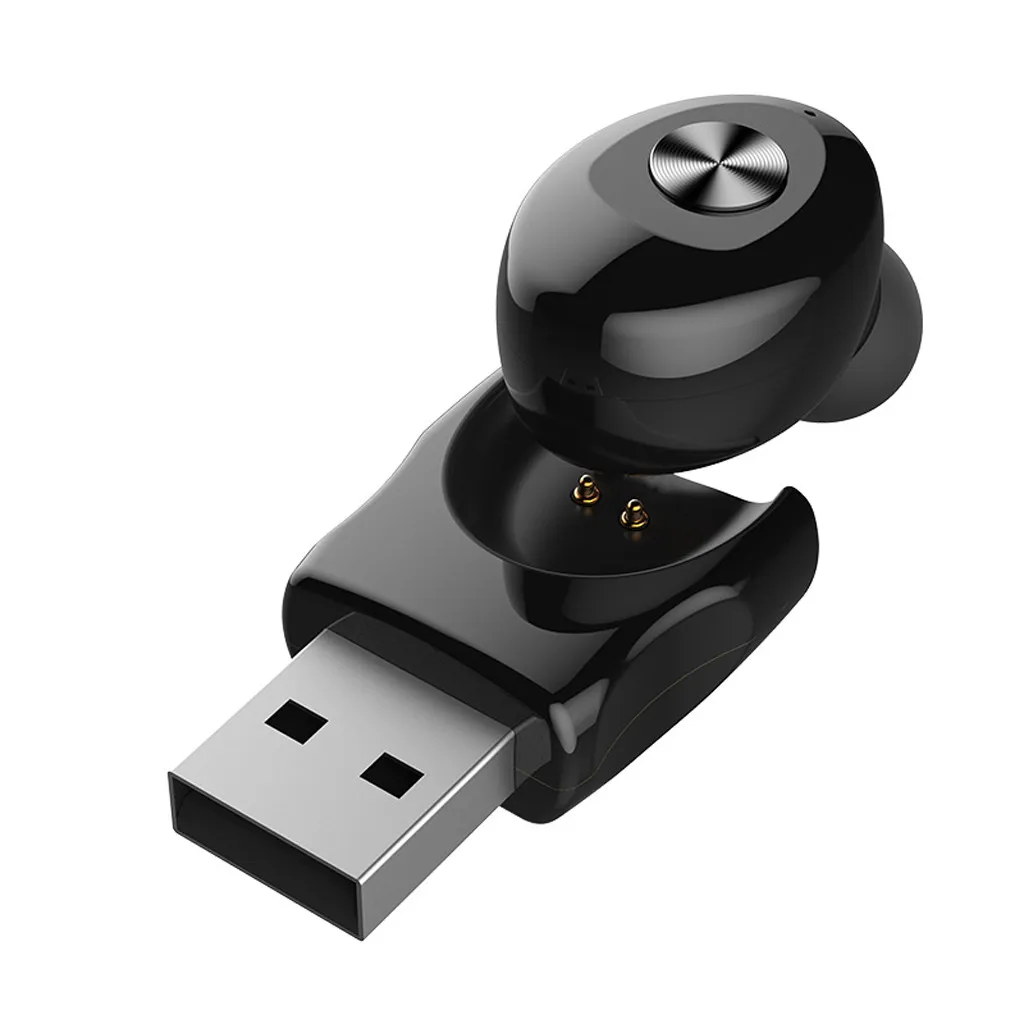 

one button design XG12 Bluetooth 5.0 Single Earphones Wireless Waterproof Mini In-ear HIFI Headset Super mini easy to use 5.21