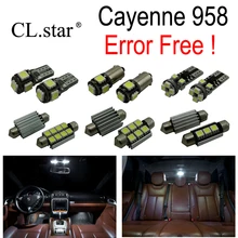 19 шт. х Хороший CANBUS ОШИБОК для Porsche Cayenne 958 интерьер купола Карта Чтение свет лампы Комплект Вышивка Крестом Пакет (2011 +)
