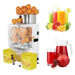 Профессиональная Апельсиновая соковыжималка автоматический свежий оранжевый аппарат по продаже сока