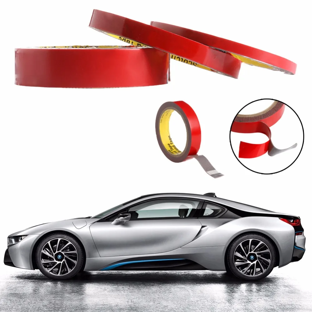 

0.6/1/2CM 3M Automotive Double Sided Attachment Foam Tape Car Auto Truck Van