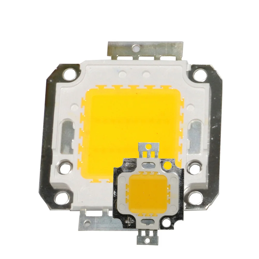 

LED Beads Chip 10W 20W 30W 50W 70W 100W High Brightness COB Chip White WarmWhite for DIY Flood Light Spotlight