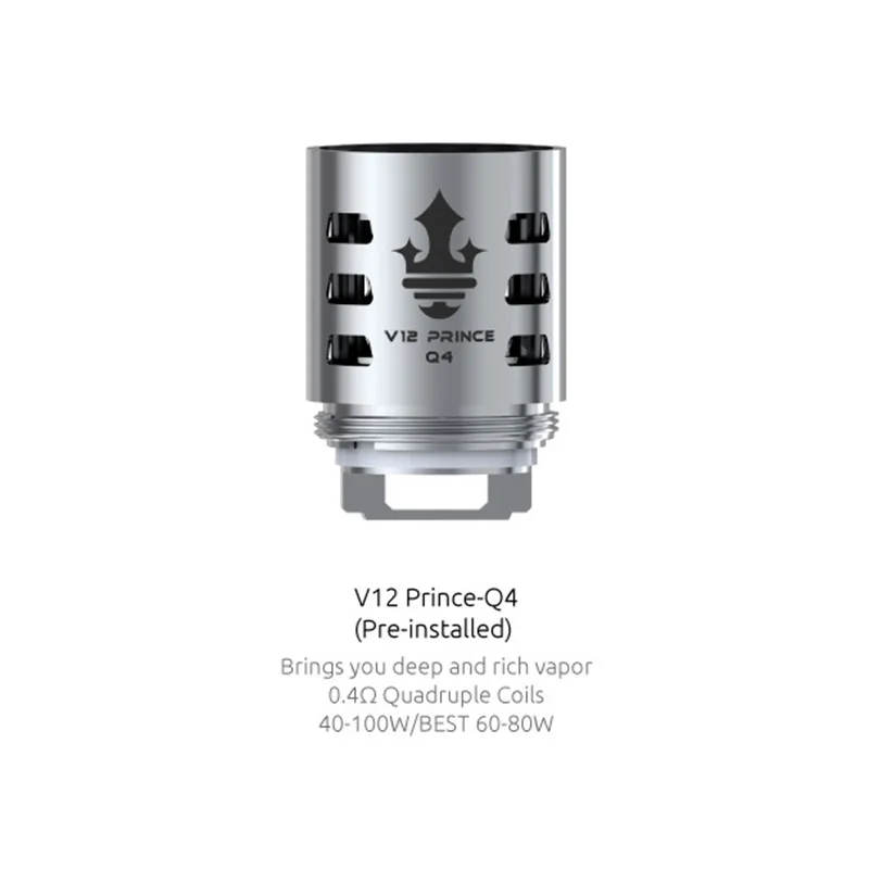 Оригинальный SMOK TFV12 катушка принца V12 Prince Q4 RBA X6 M4 T10 сетчатый ремешок Core подходит