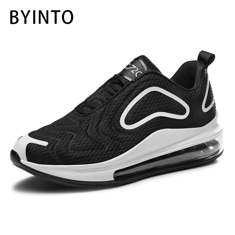 

2019 Summer Men Tennis Shoes Breathable Red Black Grey Sneakers Gym Air Mesh Cushion Sports boots for Male Tenis Masculino Homme