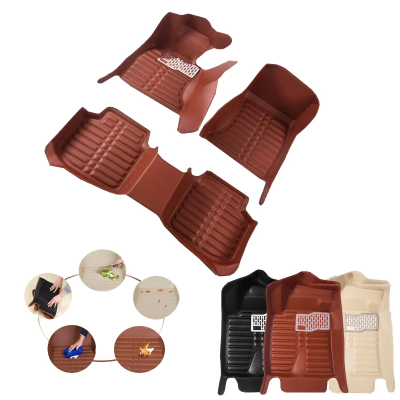 

Pajero Sport Floor Mats Auto Foot Mat Car Step Mats For Mitsubishi Pajero Sport 2013-2015.High Quality Solid Color Mats.