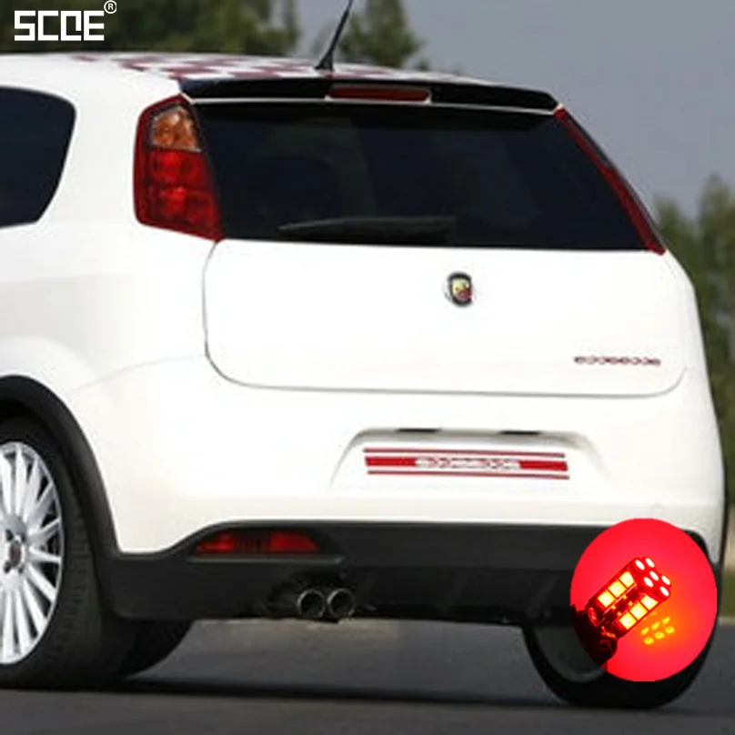 Для Fiat Punto/Гранд пунто(199) Bravo II(198) SCOE 2X 30SMD светодиодный стоп светильник задние Лампы стояночного светильник источник стайлинга автомобилей