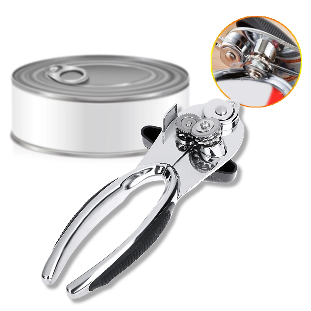 Quick Kitchen Cans Opener Ergonomic Manual Can Opener Side Cut Manual