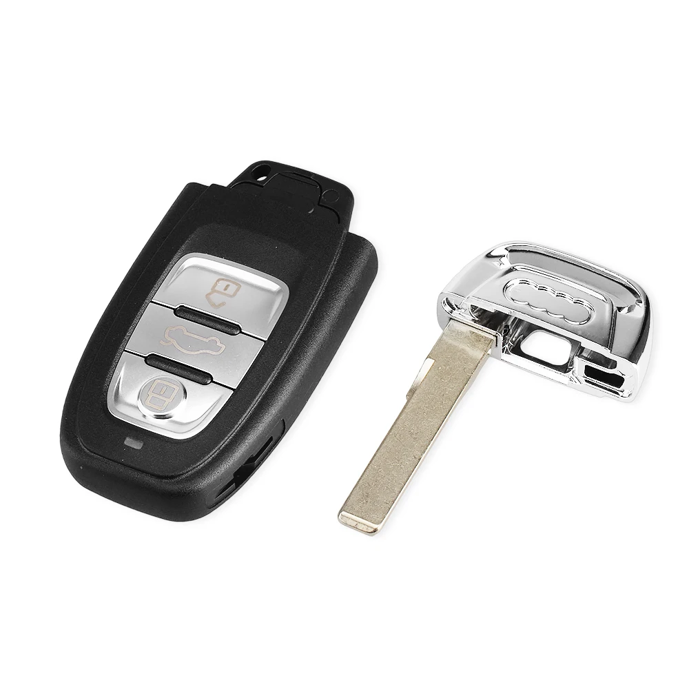 Dandkey умный пульт дистанционного ключа автомобиля оболочки чехол Fob для Audi A4L A6L Q5 A5 754C/754G