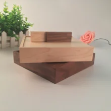 Hot Amazing! Custom Photographie Wooden Photo Box + Wooden OTG Usb 2.0 Memory Flash Stick Pendrive (Over 15 Pcs.free Logo)