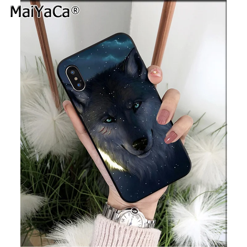 wild snow wolf mountain