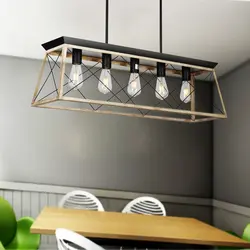 Современные металлические прямоугольные люстры висит освещение для гостиная обеденная Отель Ресторан подвеска блеск