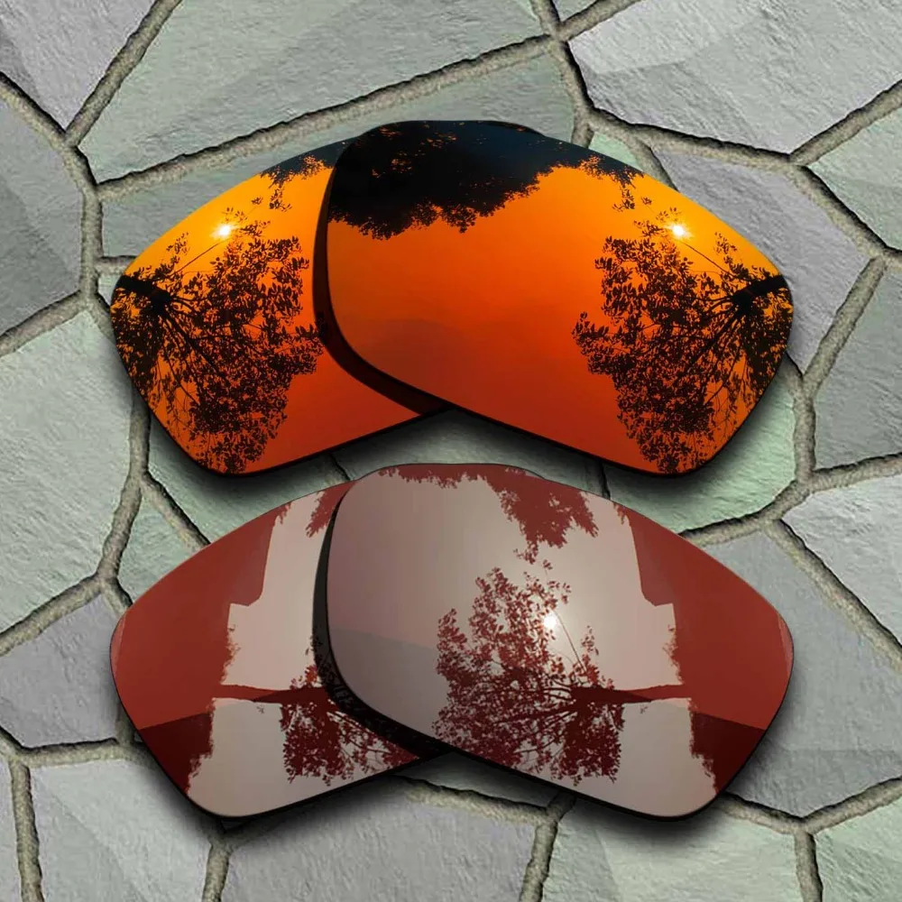 Поляризованные Сменные линзы для солнечных очков Oakley красные оранжевые и