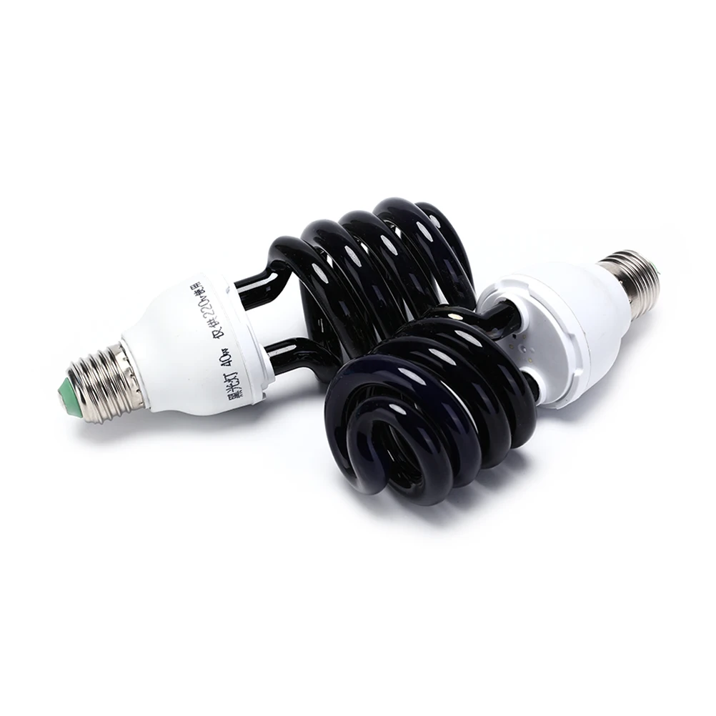 Led Light Bulb 220V 36W 40W E27 Ultraviolet UV Spiral Energy Saving BlackLight Led Lamp Lampada Led Black Color Lamparas Led Light Bulb 220V 36W 40W E27 Ultraviolet UV Spiral Energy Saving BlackLight Led Lamp Lampada Led Black Color Lamparas