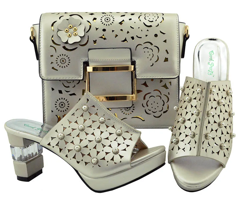 Dans 2 5 Femmes Sac 1 Africain Pour Sacs Chaussures Perles Assorties Italien Ensemble Vert Et Haute 3 Foncé 6 4 Correspondre Avec Qualité À 06qBx5H