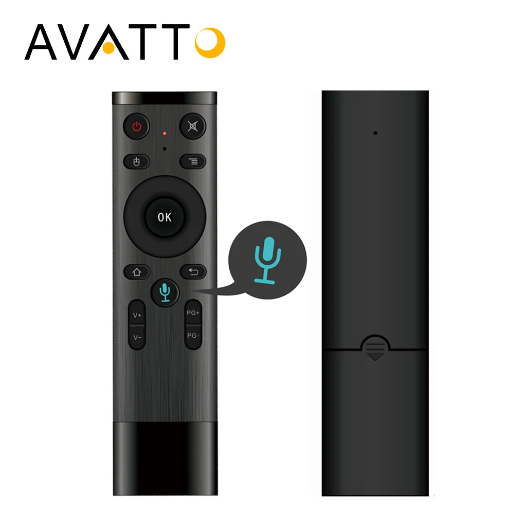 

AVATTO G20 2.4GHz Wireless Voice Control Gyro Air Mouse with Microphone,6 Axis Gyroscope Remote Control For Android tv Box PC