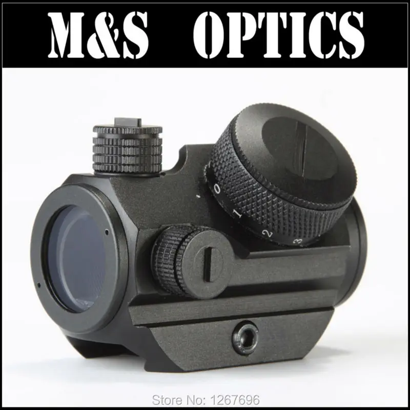 

Red Dot Optical Sight 1X20 HD Sights Reflex With 20mm Tube Mount Optics Red point For Hunting Rifles Tactical Gun Scopes