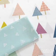 160x50 см с тканевой подкладкой из чистого хлопка Чистый хлопок твил лист Стёганое одеяло крышка Подушка Чехол Рождество ткань ручной работы в виде геометрических фигур сосна 180 г/м