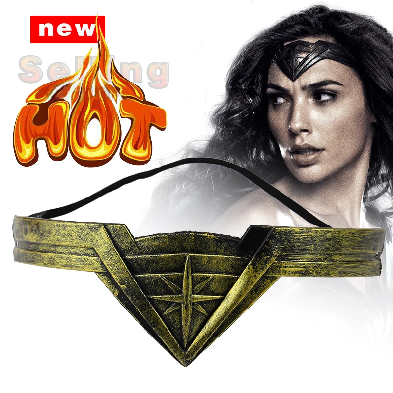 

2017 Movie jewelry Wonder Woman Superman Hairband Cosplay Wonder Woman LOGO Crown Female Hair Bands Headwear