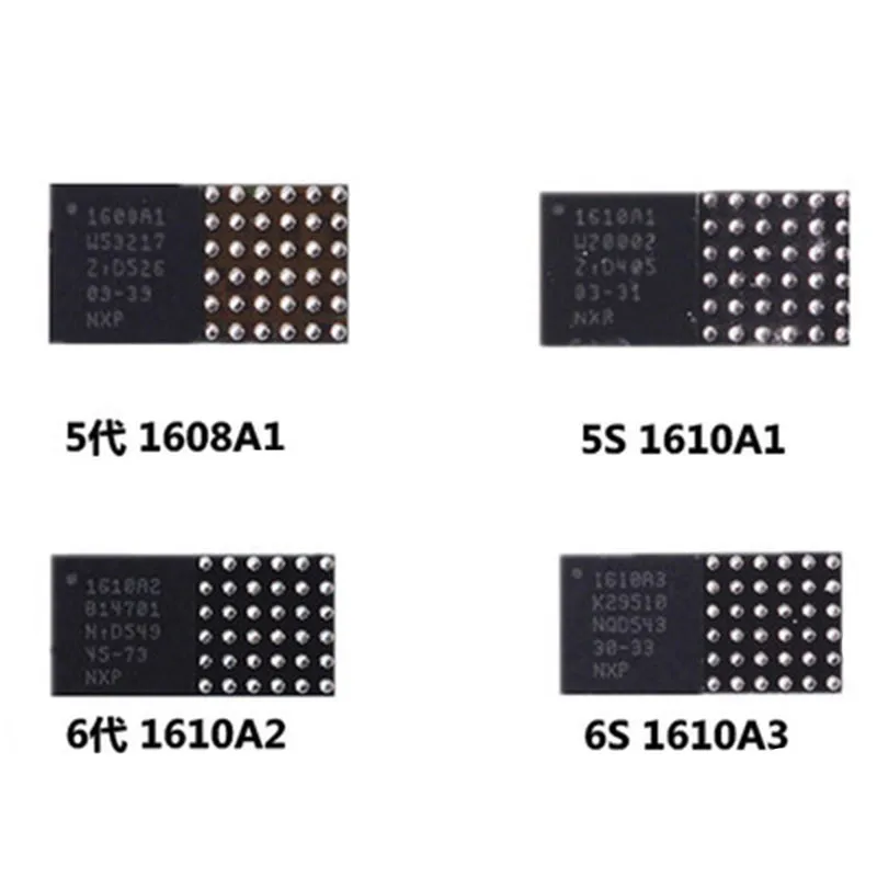 

10PCS Charging IC 1610A1 1610A2 1610A3 1610A3B 1612A1 for phone 5S 6 6plus 6s 6sp 7G 7P 8 8P X U2 usb IC 36pins