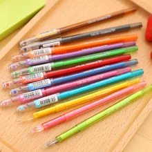 6 шт./лот 0,5 мм цветной гель ручки PinkyColor гелевые чернила для ручек маркер ручка сувенир Канцтовары школы и офиса