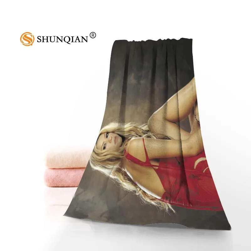 New Shakira Towel Printed Cotton Face/Bath Towels Microfiber Fabric For Kids Men Women Shower Towels QWE098