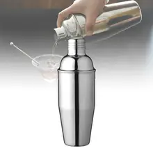 750 мл коктейльный барный шейкер из нержавеющей стали, практичные инструменты для барменов, домашнего кухонного коктейля, стекла для семейного ресторана, бара