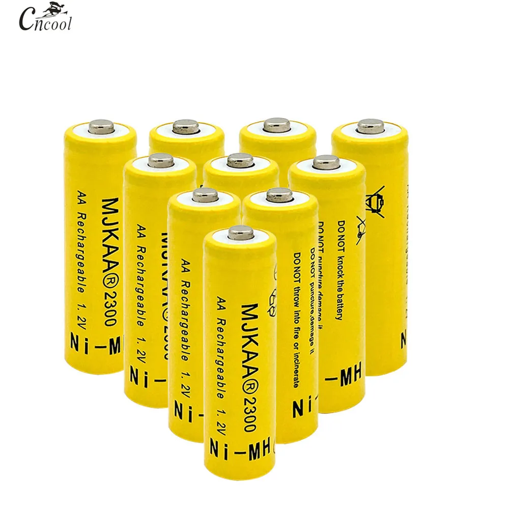 Cncool 4 8 10 16 20pcs 1 2V Ni MH AA 2300mAh Rechargeable Batteries 2A Neutral