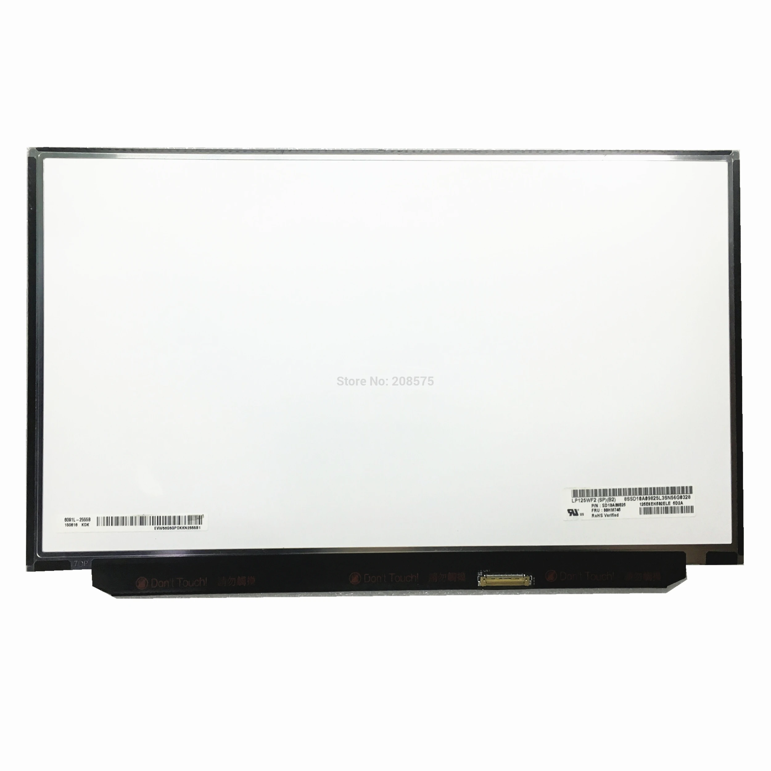 

LP125WF2-SPB2 LP125WF2 SPB2 Fit for Lenovo Thinkpad X240 X250 X260 X270 X280 FHD IPS Laptop Lcd Screen 1920*1080