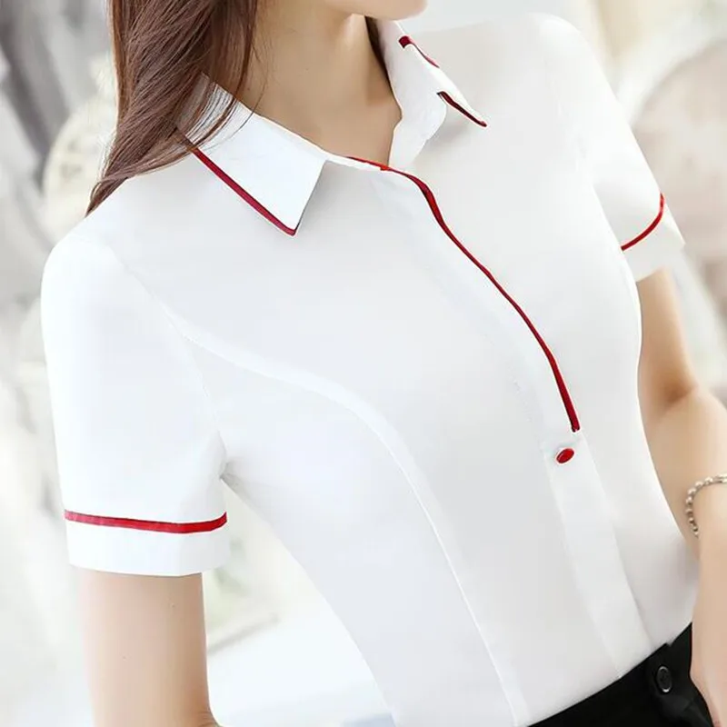 ladies plus size white shirt