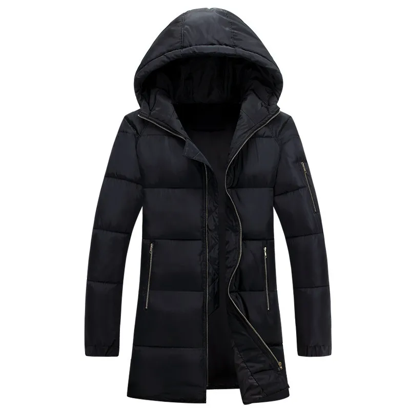 

Fashion jacket three-dimensional patch bag decorated Down jacket woman hooded fashion detachable collar long men's winter coat