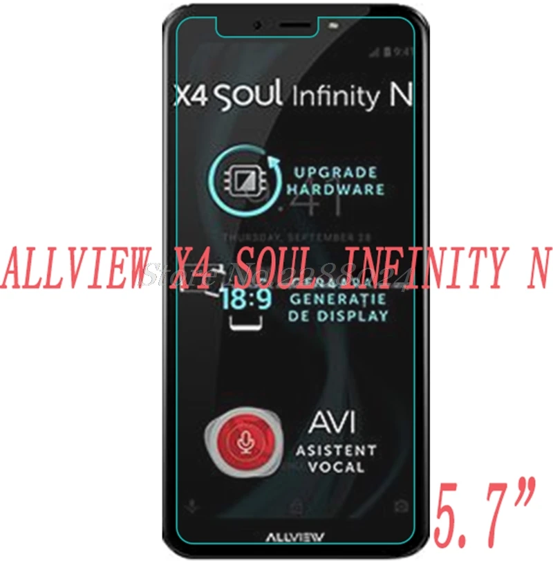 

Smartphone Tempered Glass for ALLVIEW X4 SOUL INFINITY N 5.7" 9H Explosion-proof Protective Film Screen Protector cover phone
